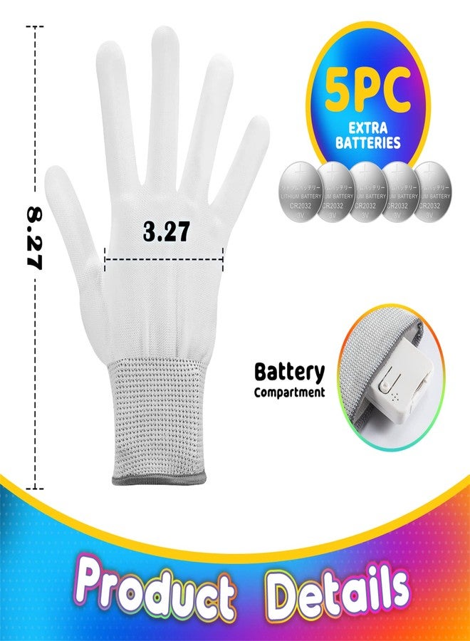 CUUGO LET'S GO! CG Toys for Ages 2-4 5-7 8-13 , Light Up Gloves Led Gloves Boys Toys Age 4-6 6-8 8-12 Birthday Halloween Christmas Gifts for Kids Stocking Stuffers Cool Toys Gift for 3 4 5 6 7 8 9 10 11 12 Year Old Boys - Image 4